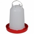 Red & White Poultry Drinker 12L