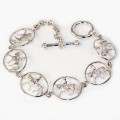 Horse With Rider Link Bracelet