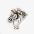 Fantasy Horse Head Brooch