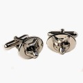 Oval Fox Head Cuff Links