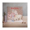 Deckled Edge Xmas Card - Merry Magic Xmas