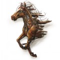 Abstract Metal 3D Horse Wall Art